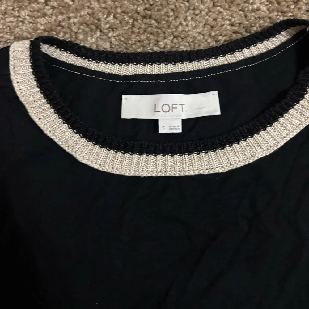 Loft Crochet Trim MIDI Dress Size Small - Picture 6 of 9